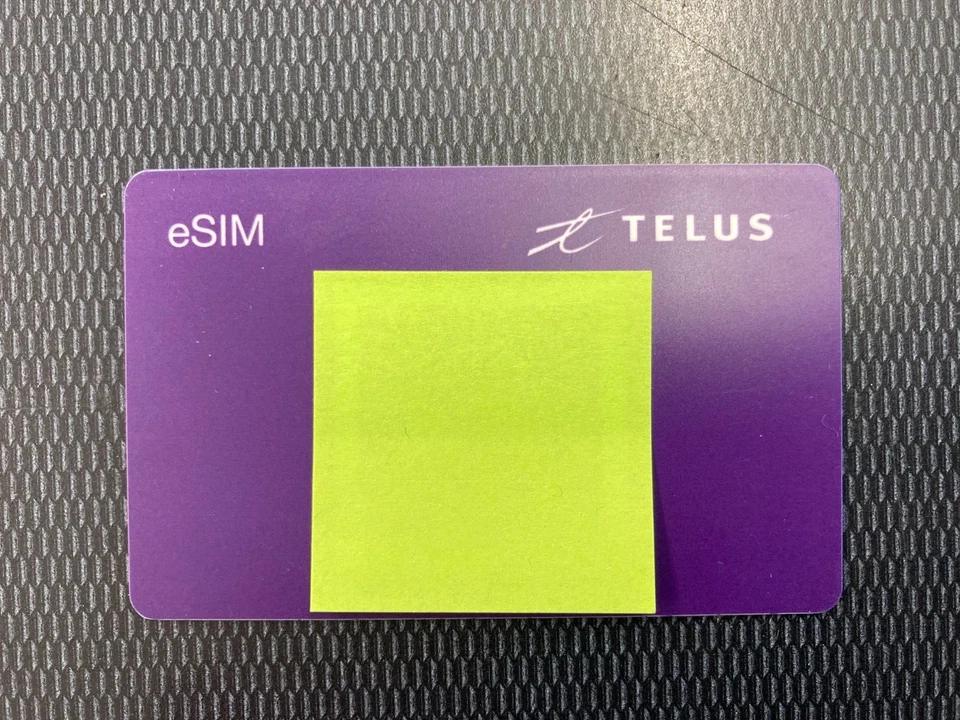 50 Pack TELUS CANADA Physical ESIM CARD - 5G 4G LTE - BRAND NEW, UNACTIVATED - Image 1 of 1