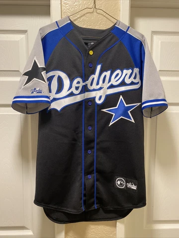Vintage Majestic LA Dodgers Baseball Jersey Men's S Made In USA Super Rare Cover