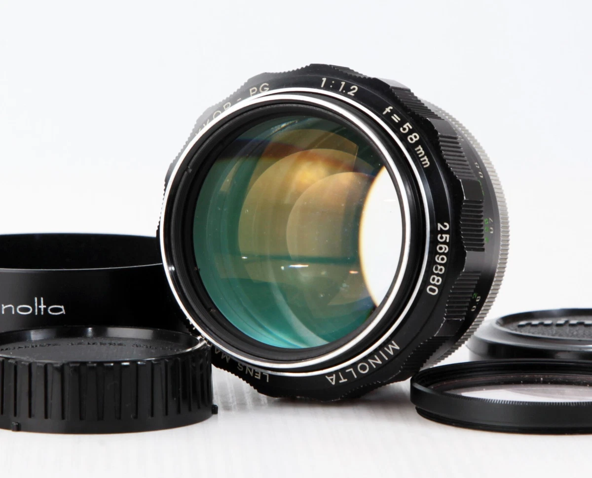 Minolta f/1.2 58mm Focal Camera Lenses for sale | eBay