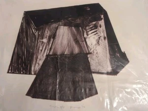 LITOGRAFÍA ORIGINAL FIRMADA POR MARIA BONOMI 1976 PRUEBA RARA MCM TURVA LISTADA AÑOS 70 - Imagen 1 de 8