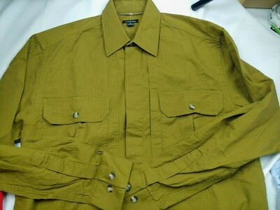 Nueva Camisa de Vestir J Peterman Doble Bolsillo Frontal Talla Pequeña Foto 1 de 4