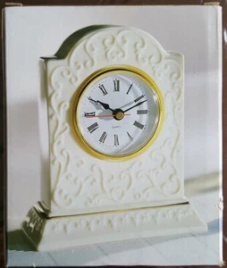 MERVYN'S Porcelain Desk Clock - Picture 1 of 8