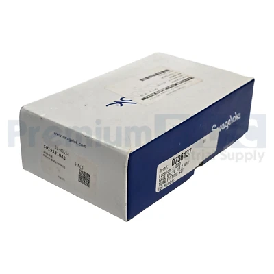 BOX OF 5 SWAGELOK SS-43GS4 STAINLESS STEEL 40G SERIES BALL VALVE 1/4" TUBE NSMP - Image 1 of 4