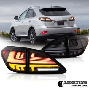 Smoked VLAND For Lexus RX 350 450 H 2010-15 LED Tail Lights W/Start-up Animation - Picture 1 of 16