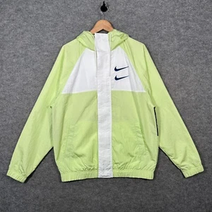 Nike Jacke Herren Small Gelb Barely Volt NSW Swoosh Windbreaker Laufen Fitnessstudio - Bild 1 von 11