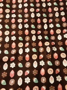 Fabric Gingerbread Bakery petits fours  90 L X 44 W Multicolor - Picture 1 of 3