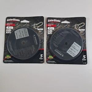 GatorBlade 4" Metal 3/32" Espesor 3/8" Agujero Tipo 1 #9427 Dos 5/pks - Imagen 1 de 7