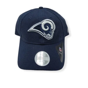 New Era Los Angeles Rams 9Twenty Women Navy Adjustable Strap Cotton Hat Cap - Picture 1 of 6