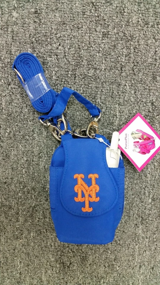 Cartera de los New York Mets MLB Plus Estuche de identificación de teléfono azul Cartera Dije 14 Foto 1 de 1