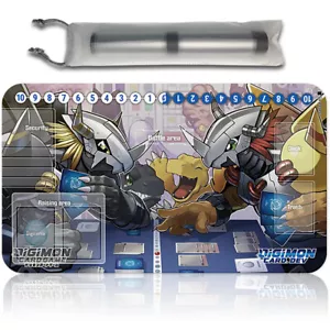 Alfombra de juego de mesa Digimon con zonas de cartas alfombrilla de ratón de TCG CCG - Imagen 1 de 5
