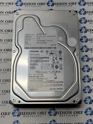 TOSHIBA 4TB 3.5" SAS HDD 7200 RPM MG04SCA40EE, GRADE A, SKU 12398 - Image 1 of 2
