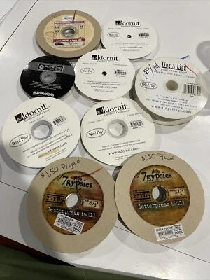 Adornit Carolee’s Creations 7 Gypsies Creative Imaginations scrapbooking Ribbon - Image 1 of 4