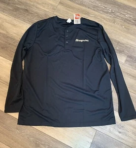 Camisa manga larga a presión azul marino talla X-grande - Imagen 1 de 2