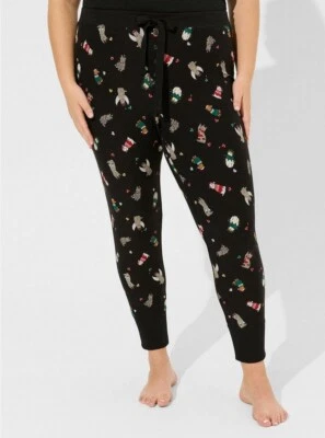 Pantalón Legging Torrid Festive Cats Dormir Nuevo con Etiquetas Nuevo 1X Foto 1 de 4