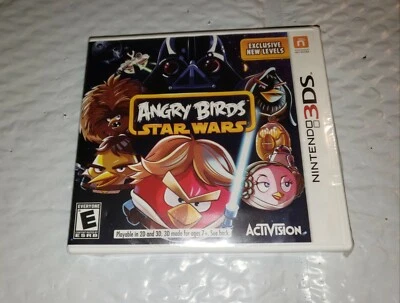 ANGRY BIRDS STAR WARS (Nintendo DS, 2DS, 3DS, XL) Complete Game Case Manual NEW - Image 1 of 4