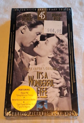 Its a Wonderful Life 45th Anniversary Gift Set VHS New Sealed - Image 1 of 4