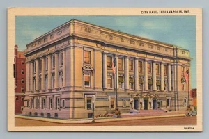 City Hall Indianapolis IN Indiana Postcard - Picture 1 of 2