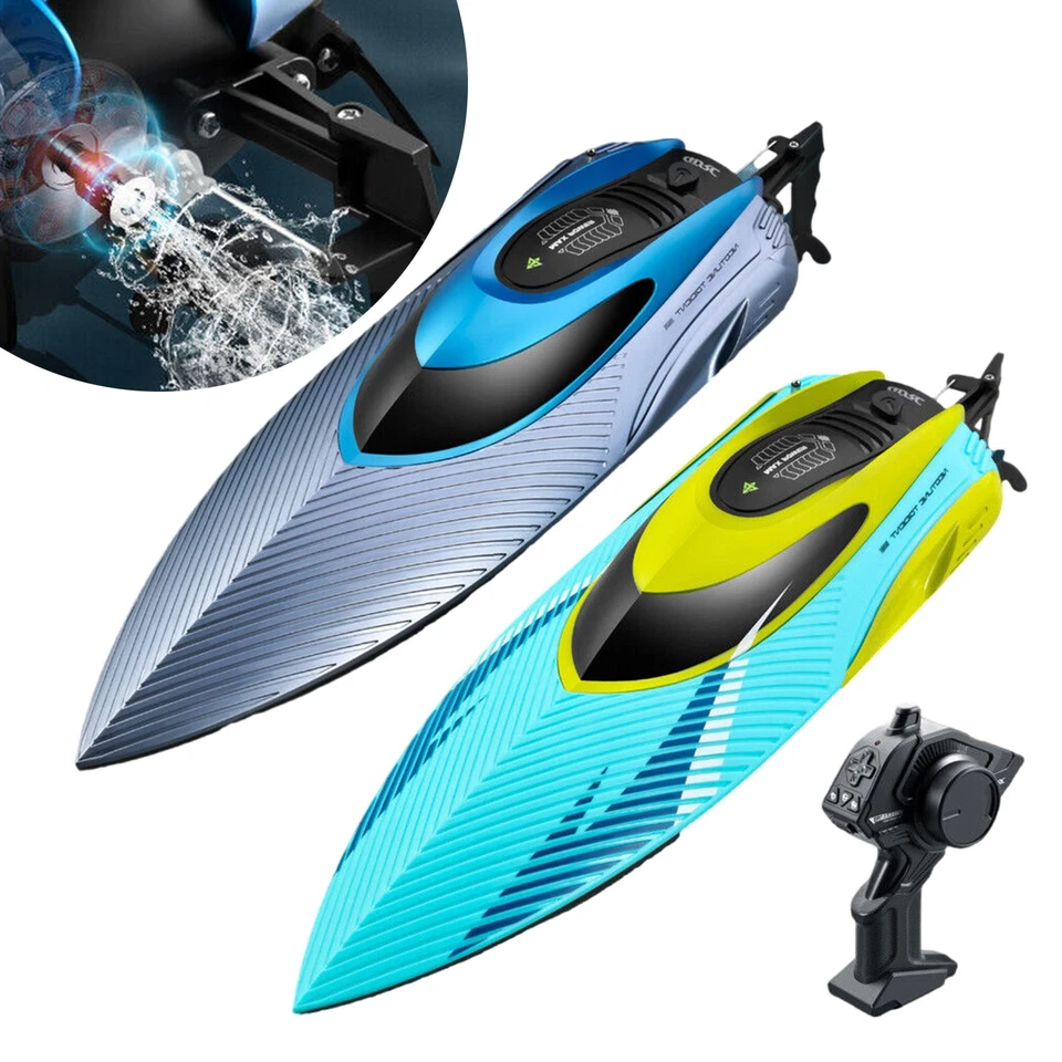 4DRC S3 45km/h RC Boot Ferngesteuertes Rennboot Speedboot Schiff KinderspielzeyL - Bild 1 von 4