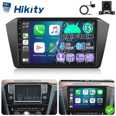 Für VW Passat B8 2015-2020 Android Autoradio mit Carplay GPS 8 Core RDS 4+64GB - Bild 1 von 4