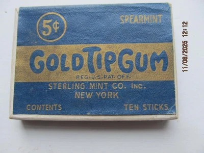 CAJA DE GOMA PUNTA DORADA AÑOS 1030 Foto 1 de 4