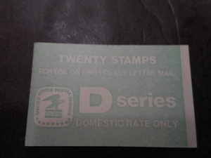 Scott 2113a, 22 cent, "D" Green Eagle, Booklet - Picture 1 of 1