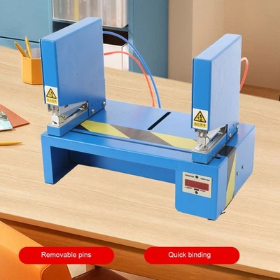 New Pneumatic Stapler Double Head Smart Electric Stapler Binding Machine - Image 1 of 4