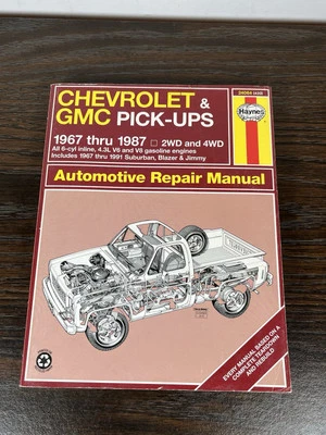 1967-1987 Chevrolet & GMC Pick-up Truck Automotive Repair Manual 2WD - 4WD  - Image 1 of 4