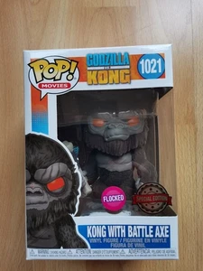 Funko Pop - KONG WITH BATTLE AXE #1021 - GDZILLA VS KONG - FLOCKE/SPECIAL - OVP - Bild 1 von 5