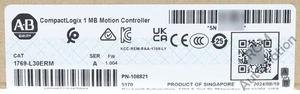 Surplus Sealed Allen Bradley 1769-L30ERM A CompactLogix 1MB Motion Controller Et - Picture 1 of 5