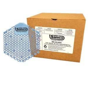 Sanico Cotton Blossom 10 Pack 30-Day Urinal Deodorizer Screen w/ Enzymatic - Picture 1 of 1
