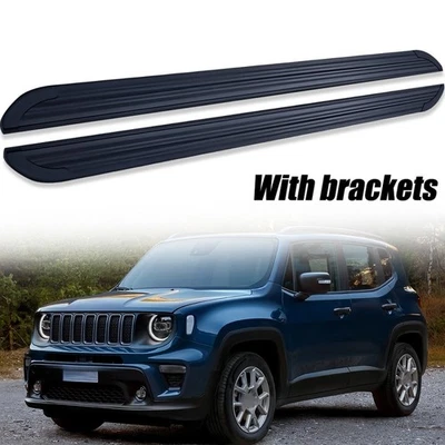 2 piezas estriberas aptas para Jeep Renegade 2015-2026 barras Nerf peldaños laterales Foto 1 de 4