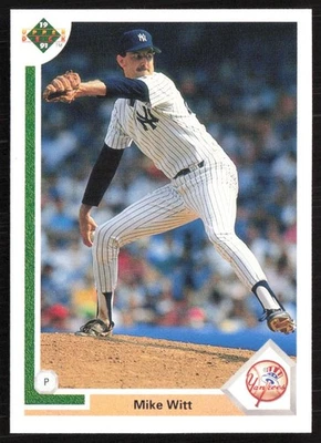1991 Upper Deck Mike Witt New York Yankees #429 - Image 1 of 2