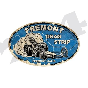 Fremont Drag Strip Vintage Style DECAL, Vinyl STICKER, racing, hot rod, rat rod - Picture 1 of 1