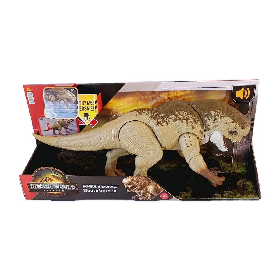 Jurassic World Rebirth Distortus Rex Rumble'n Rampage 22"" - Nuevo Foto 1 de 4