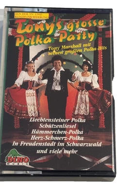 MC - Tony`s grosse Polka Party - Tony Marshall - Musik Kassette MC 1232 DINO - Bild 1 von 4