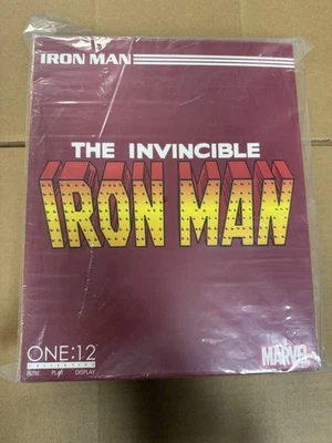 Boneco de ação Mezco One: 12 coletivo Marvel The Invincible Iron Man novo lacrado - Imagem 1 de 4