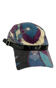 EMILIO PUCCI Designer Multicolour Baseball Cap - Imagen 1 de 4