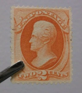 US Postage Stamp 1875 #178 Mint VLH OG 2c Vermillion Cat$325.00 - Picture 1 of 4