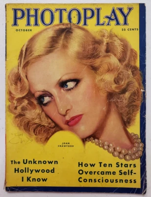 Photoplay October 1931 Joan Crawford~Dolores Del Rio~Anna May Wong~Greta Garbo - Image 1 of 4