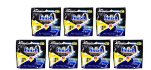 FINISH POWERBALL ULTIMATE PRO ALL IN 1 LEMON SPARKLE 10/pack x7 - Picture 1 of 1