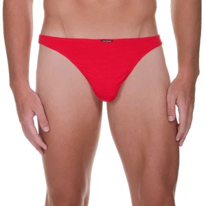 bruno banani string herren unterhose CHECK LINE 2.0 rot Gr. XL/7 - Bild 1 von 5