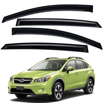 Rain Guards Window Visor for Subaru 13-15 XV CrossTrek  & 2016-2017 CrossTrek  - Imagem 1 de 4