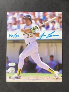 Jose Canseco Oakland A's Athletics 40/40 Signed Auto 8x10 Photo ~ JSA COA - Picture 1 of 6