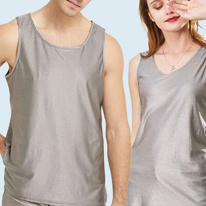 EMF Blocking Vest Anti Radiation Clothing Silver Fiber Men Protection XXL New - Picture 1 of 24