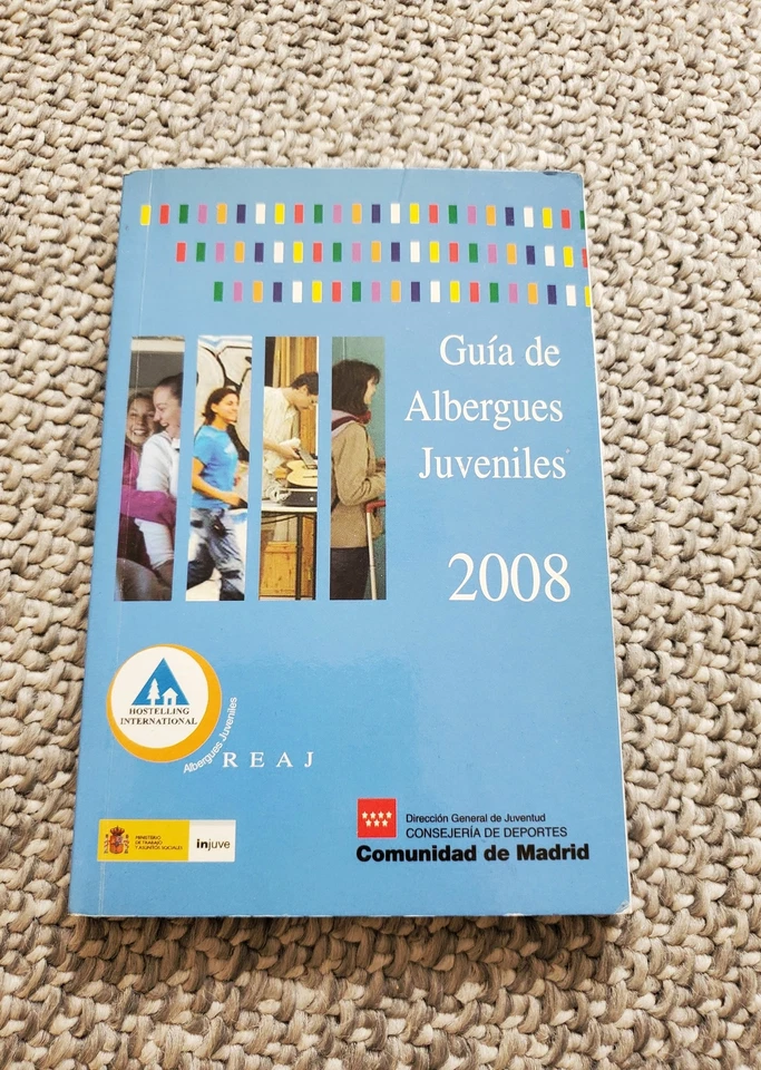LIBRO GUIA ALBERGUES JUVENILES 2008 REAJ INJUVE COMUNIDAD MADRID 159 PAG - Imagen 1 de 1