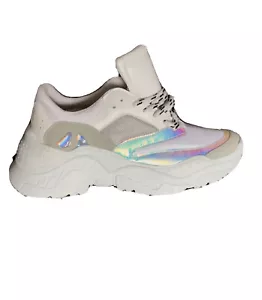 Steve Madden women’s White Platform Glowing sneakers size 11 US /41 Euro/8 UK - Picture 1 of 12
