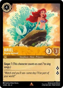 Ursulas Rückkehr #3/204 Arielle - Singende Meerjungfrau - Disney Lorcana - Bild 1 von 1