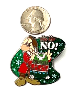 Disney Grumpy (Snow White and the 7 Dwarfs), ugly sweater pin 2016 PP# 118963 - Image 1 of 4