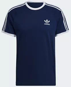 Adidas Originals Adicolor Classics 3-Stripes T Shirt Night Indigo Med HK7279 NEW - Picture 1 of 7