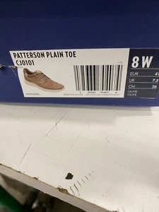 Rockport Men's Patterson Plain Toe Sneaker 8W Tan - Picture 1 of 2